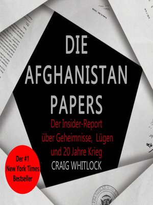 cover image of Die Afghanistan Papers